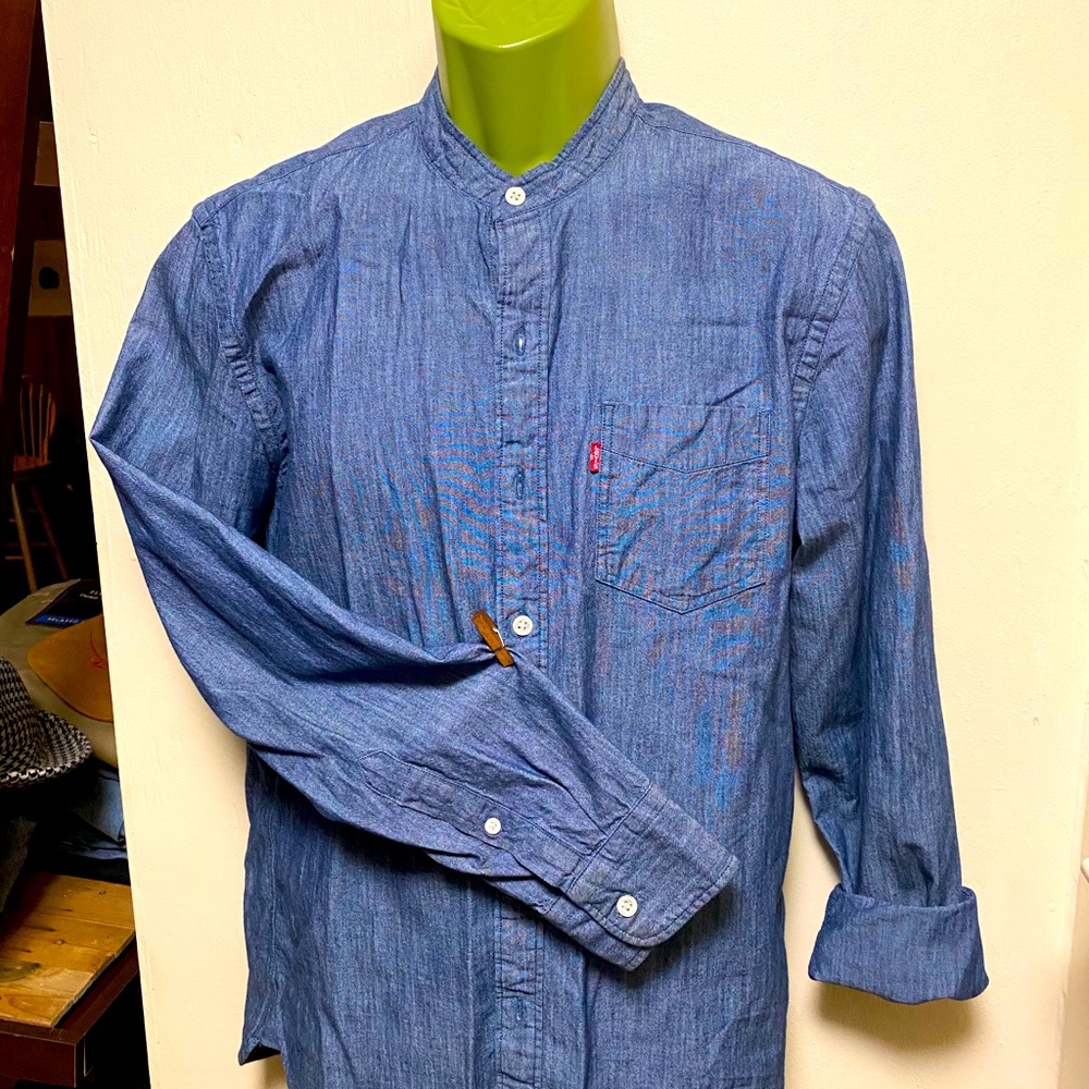 Levi’s priest collar shirt